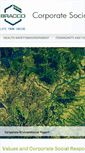 Mobile Screenshot of bracco-sustainability.com